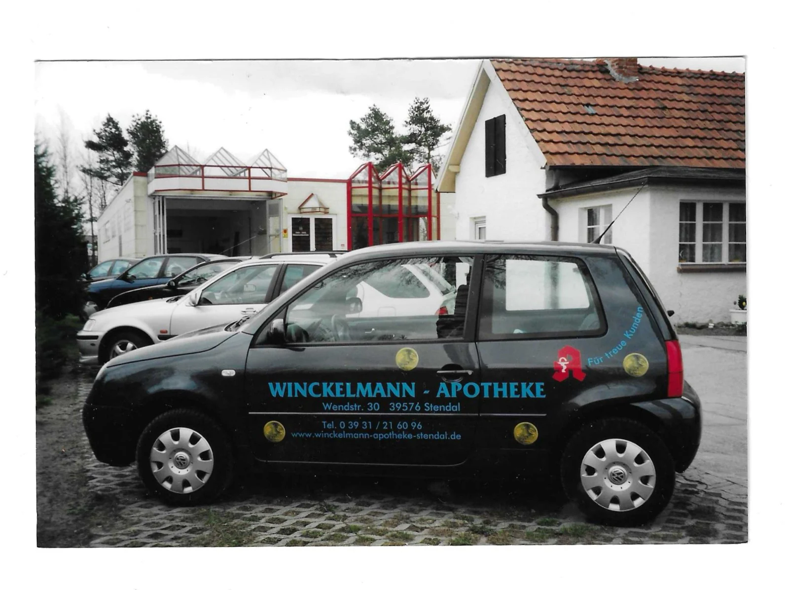Fahrzeugbeschriftung – Winckelmann Apotheke, PrintLine Werbetechnik Stendal